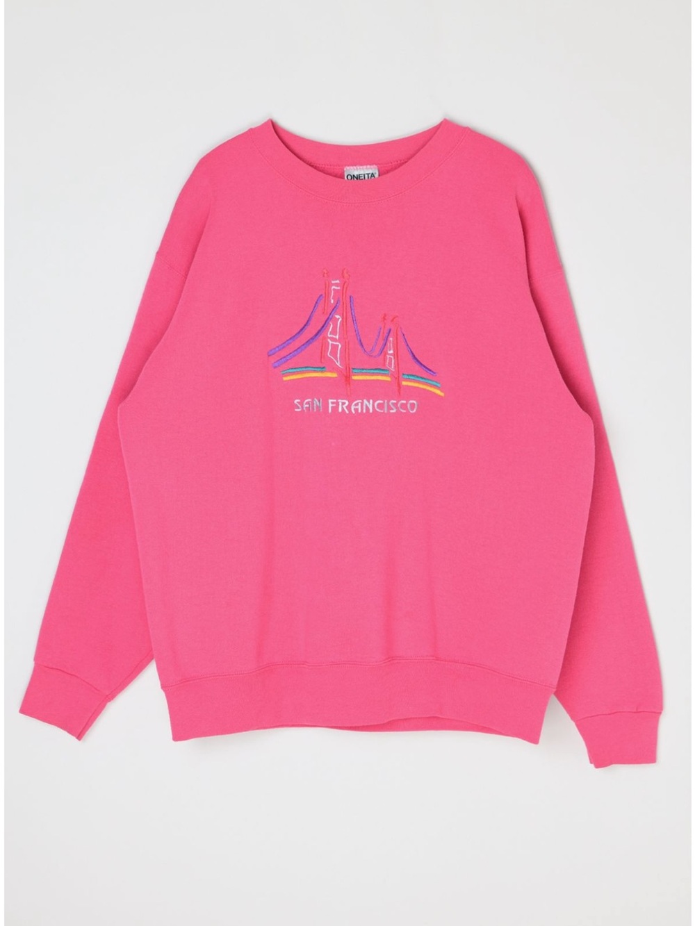 UO Vintage 90s San Francisco Embroidered Crewneck Sweatshirt – XL